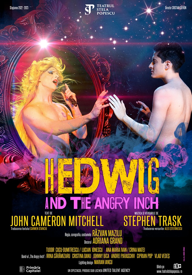 HEDWIG AND THE ANGRY INCH大判ポスター✦フライヤー付き Hedwig and the Angry Inch – Ediția 2023
